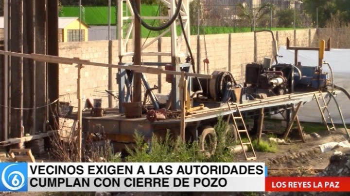 En el pueblo de la Magdalena vecino exigen a las autoridades que cumplan con el cierre de pozo.
