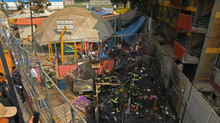 Este fin de semana se suscitó un incendio en uno de los campamentos del multifamiliar de Tlalpan