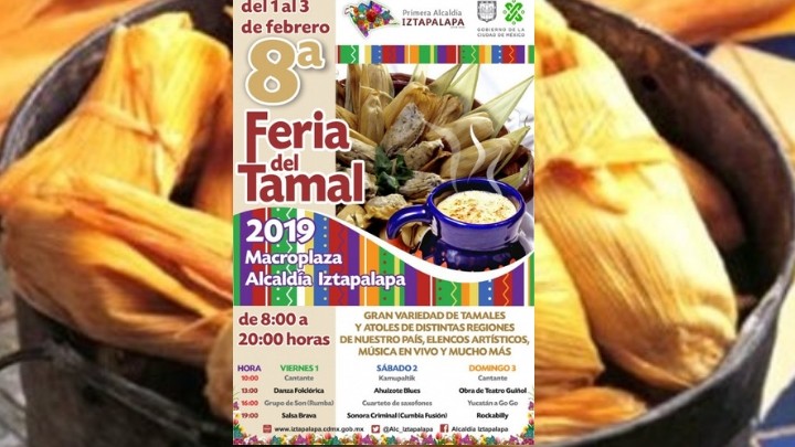 ¡Feria del Tamal en la alcaldía Iztapalapa!