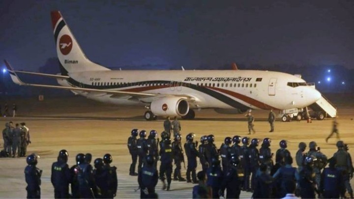 Un avión de pasajeros que se dirigía de Dacca a Dubai hace un aterrizaje de emergencia debido a un pasajero armado