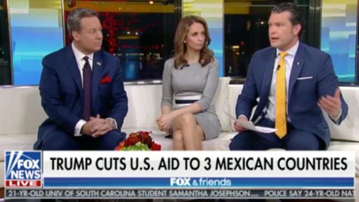 Dentro de la programación Fox News, El Salvador, Guatemala y Honduras son países mexicanos.