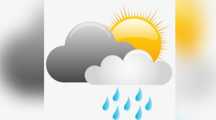 Para el Valle de México se espera un  cielo nublado con intervalos de chubascos