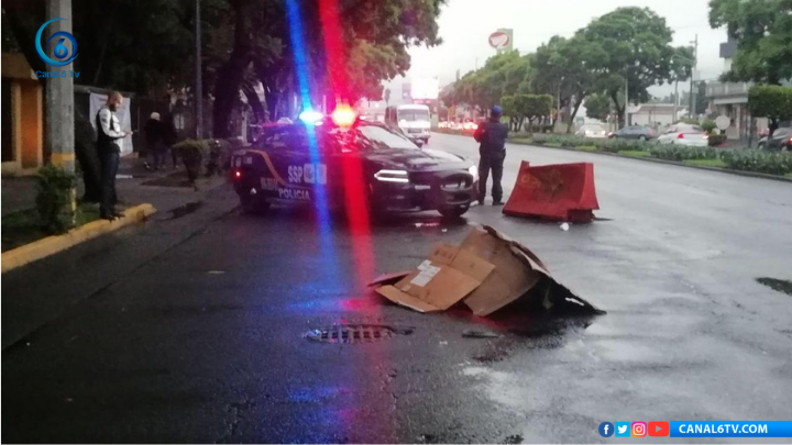 Accidente en alcaldía Coyoacán deja un muerto