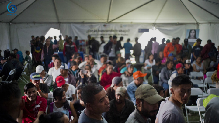 327 migrantes con empleo temporal en el norte del país