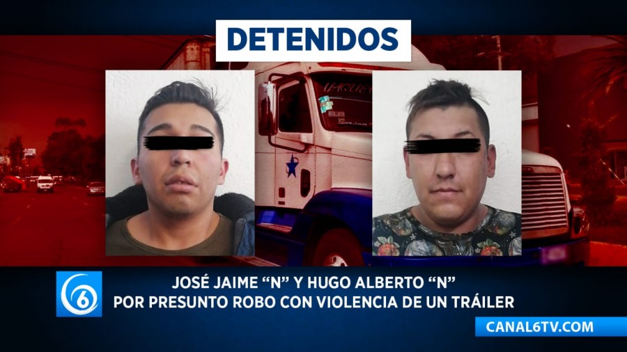 Detienen en Ixtapaluca a delincuentes que robaban camión