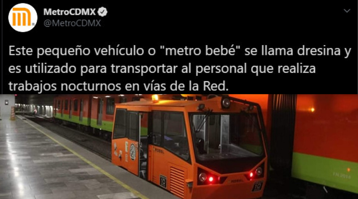 STC, explica la función del Metro bebé