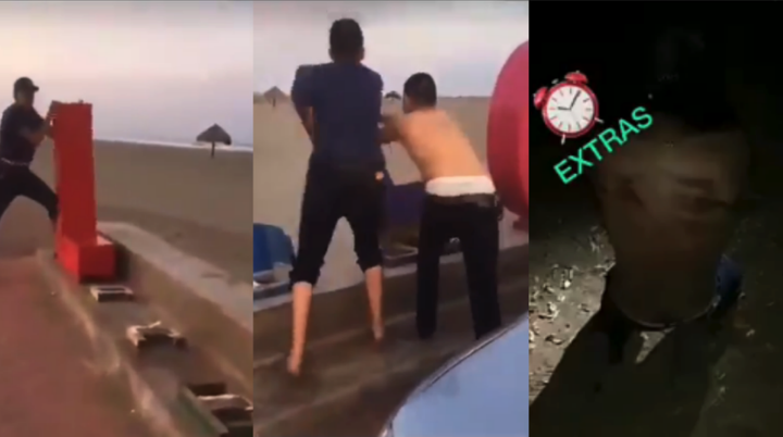 Miembros del Cártel de Sinaloa, torturan a joven por destruir letras emblemáticas