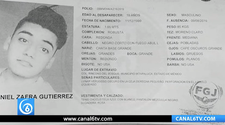 Sin pistas del joven de Ixtapaluca desaparecido en Los Reyes La Paz