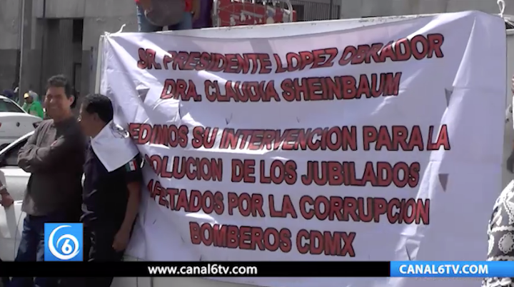 Con plantón y huelga de hambre, buscan soluciones a peticiones de bomberos en resistencia