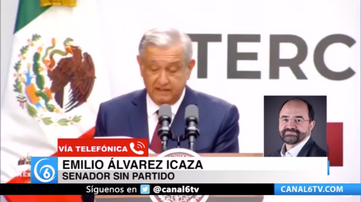 Emilio Álvarez Icaza, senador independiente, nos da su opinión con respecto al primer informe oficial del gobierno de AMLO e inicia periodo ordinario de sesiones en San Lázaro
