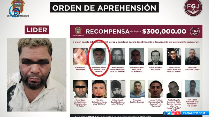 Detienen a líder de banda de extorsión a transportistas en Edomex