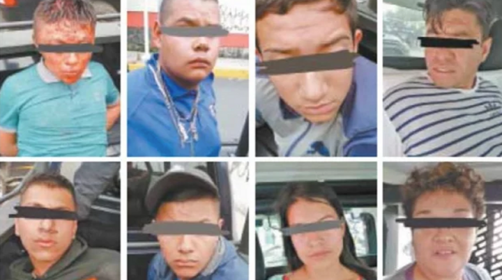 Detienen a nueve secuestradores en Tláhuac