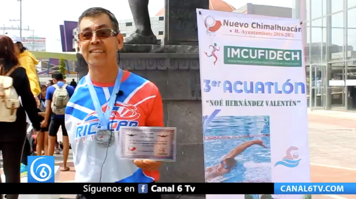 Se realizó el 3er acuatlón \