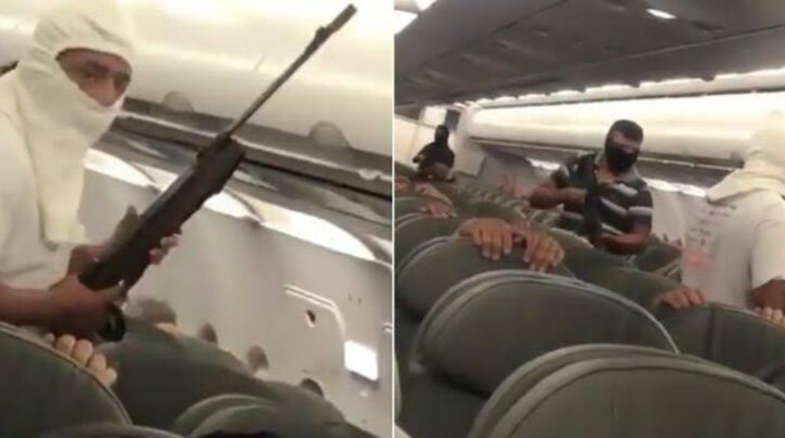 Simulacro a escala real de secuestro de un avión