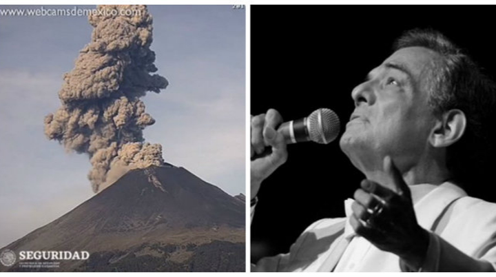 Las cenizas del Popocatépetl recibieron a las cenizas de José José: Sergio Mayer