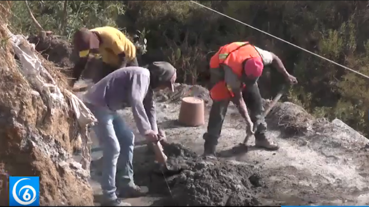 Muro de contención, es el inicio de más obras en la col. Rey Itzcóatl