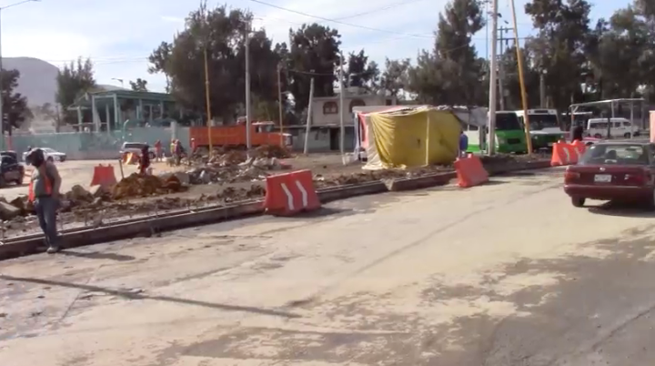 Afectaciones por obras cercanas al Metro Acatitla