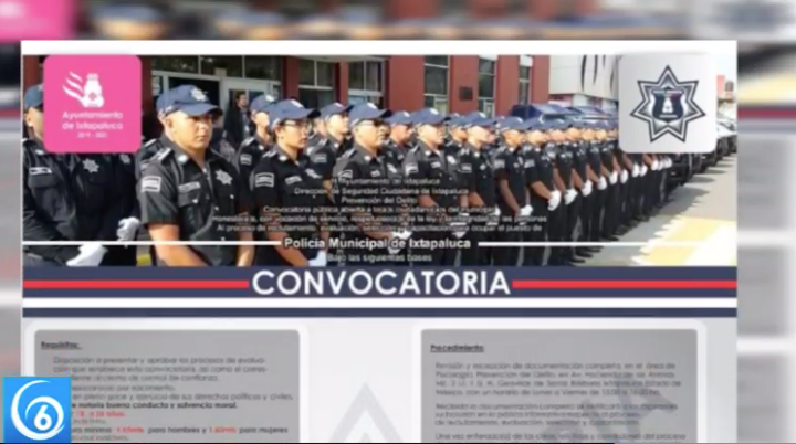 Ixtapaluca busca nuevos policías municipales