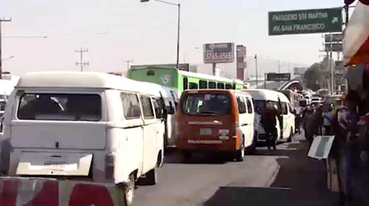 Persiste inseguridad en el paradero de Santa Martha