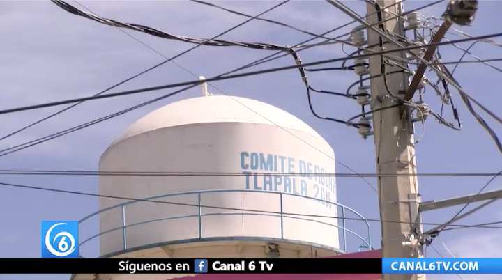 Restringen suministro de agua en Tlapala, Chalco por falta de pago