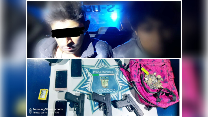 Asaltaban con réplicas de armas de fuego en Texcoco
