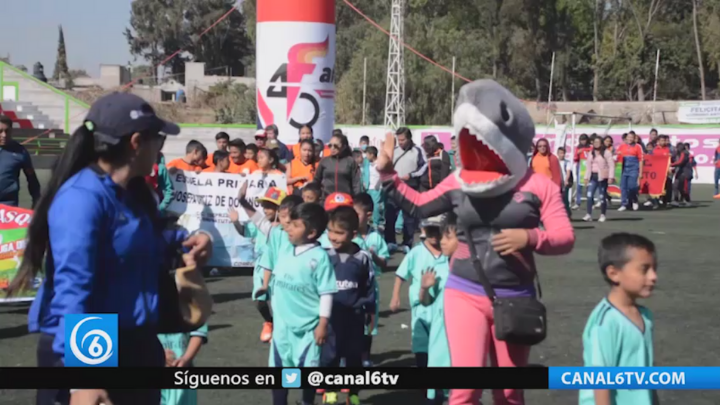 Antorcha Ixtapaluca inaugura liga estudiantil