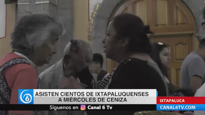 Asisten cientos de ixtapaluquenses a miércoles de ceniza