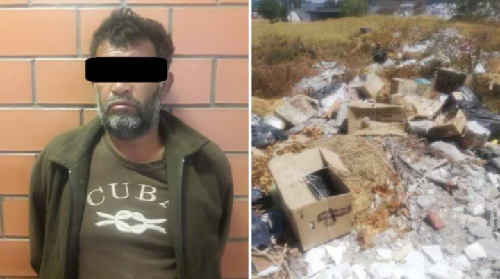Dan 36 horas de arresto a sujeto por tirar basura en la vía pública en Ecatepec
