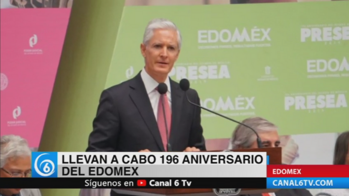 Llevan a cabo el 196 aniversario del Edomex