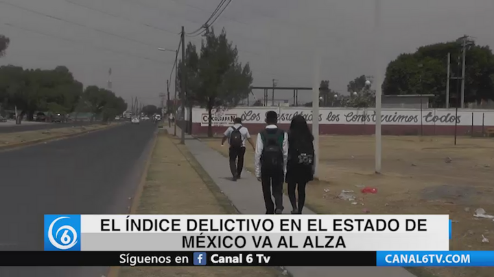 El índice delictivo en el Edomex va al alza 