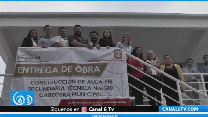 Para mejorar la educación se inauguran aulas en Chicoloapan