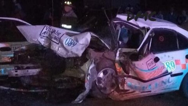 Accidente automovilístico deja un saldo de 4 personas muertas