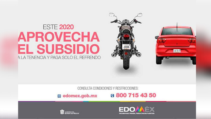 Tenencia EdoMex y pago de refrendo 2020: Extensión de pago, costos y pago en línea
