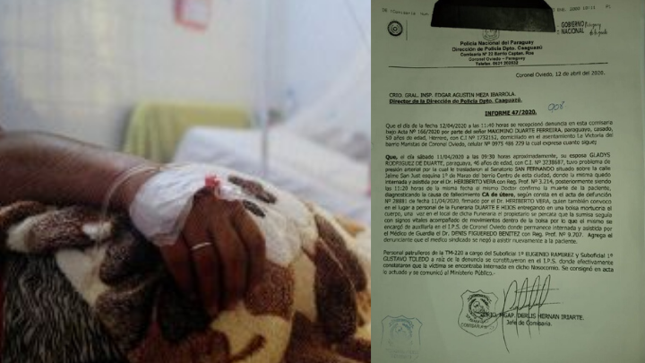 La dieron por muerta en Hospital Privado pero resucitó
