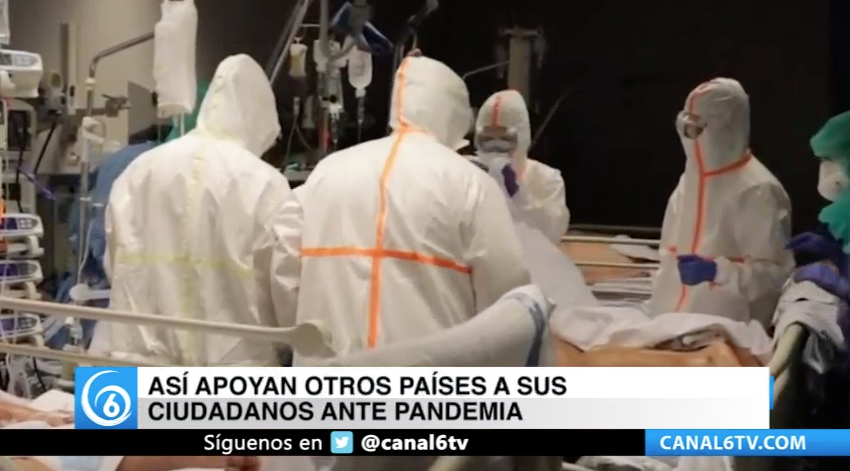 Así apoyan otros países a sus ciudadanos ante pandemia