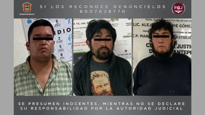 Capturan a sujetos que extorsionaban al Comisario Ejidal de Zinacantepec