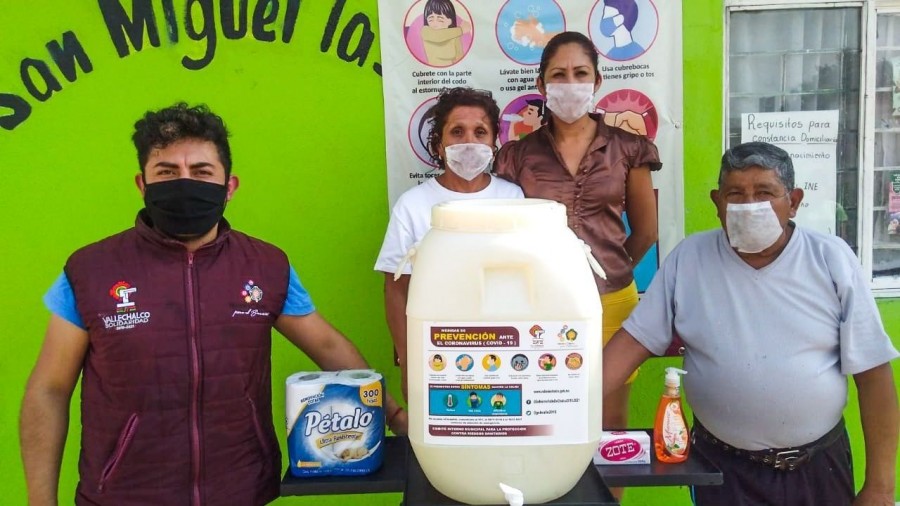 Habitantes de Valle de Chalco fueron orientados por personal capacitado.
