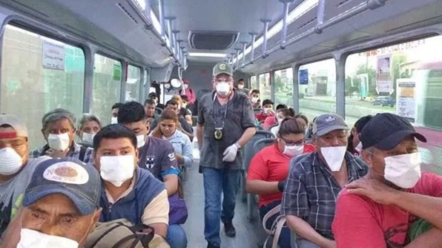 Transporte público del EdoMex, estableció uso obligatorio de cubrebocas