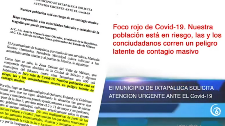 Del Mazo y AMLO están simulando apoyo médico, denuncia alcaldesa de Ixtapaluca