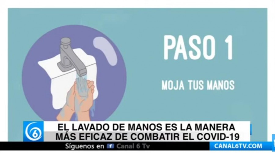 El lavado de manos es la manera más eficaz de combatir el COVID-19