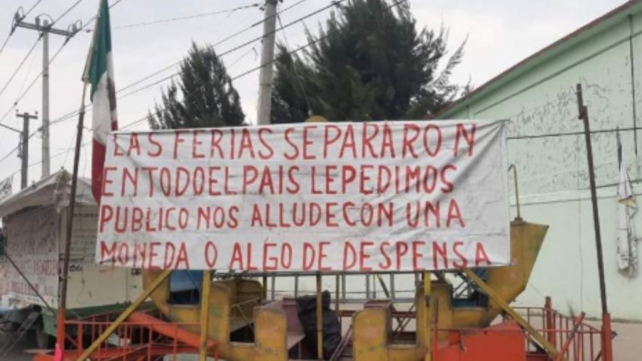 Ferieros instalan centros de acopio en el EdoMex