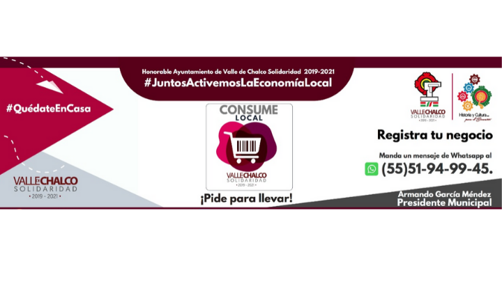 Inscribe tu negocio Consume local y pide para llevar