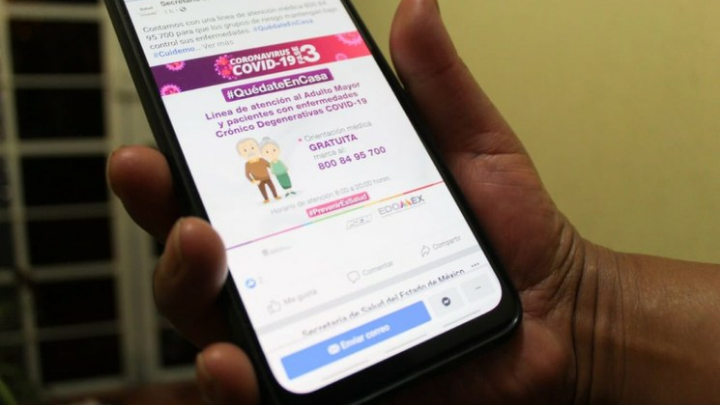 Edomex da informes de pacientes con coronavirus a través de videollamadas