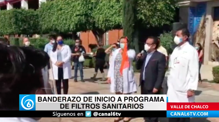 Valle de Chalco busca contener contagios con nuevos filtros sanitarios