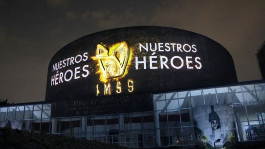 IMSS creó un mural emblemático para el personal de la salud