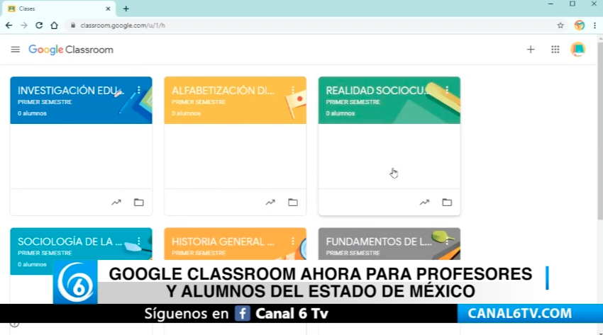 Google Classroom ahora para profesores y alumnos del Estado de México
