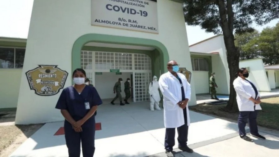 Habilitan operaciones médicas en hospitales militares del EdoMex