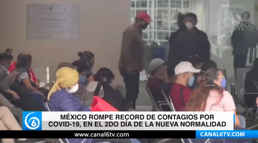 México rompe récord de contagios por COVID-19 en el segundo día de la nueva normalidad