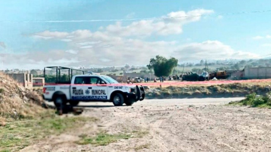 Mujer calcinada localizada en Chicoloapan