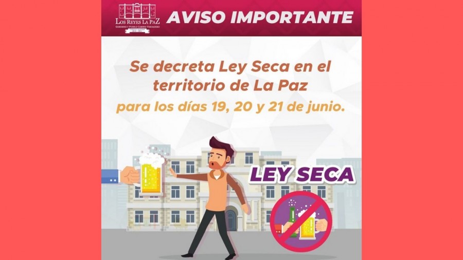 Ley seca en Los Reyes La Paz del Estado de México